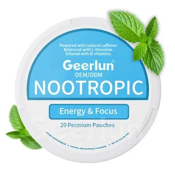 Factory energy focus nootropic supplements caffeine pouches