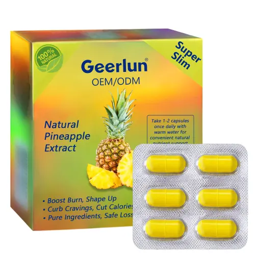 Factory Wholesale Natural Pineapple Extract Slimming Capsules