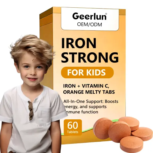High Quality Kids Iron Vitamin C Chewable Tablets
