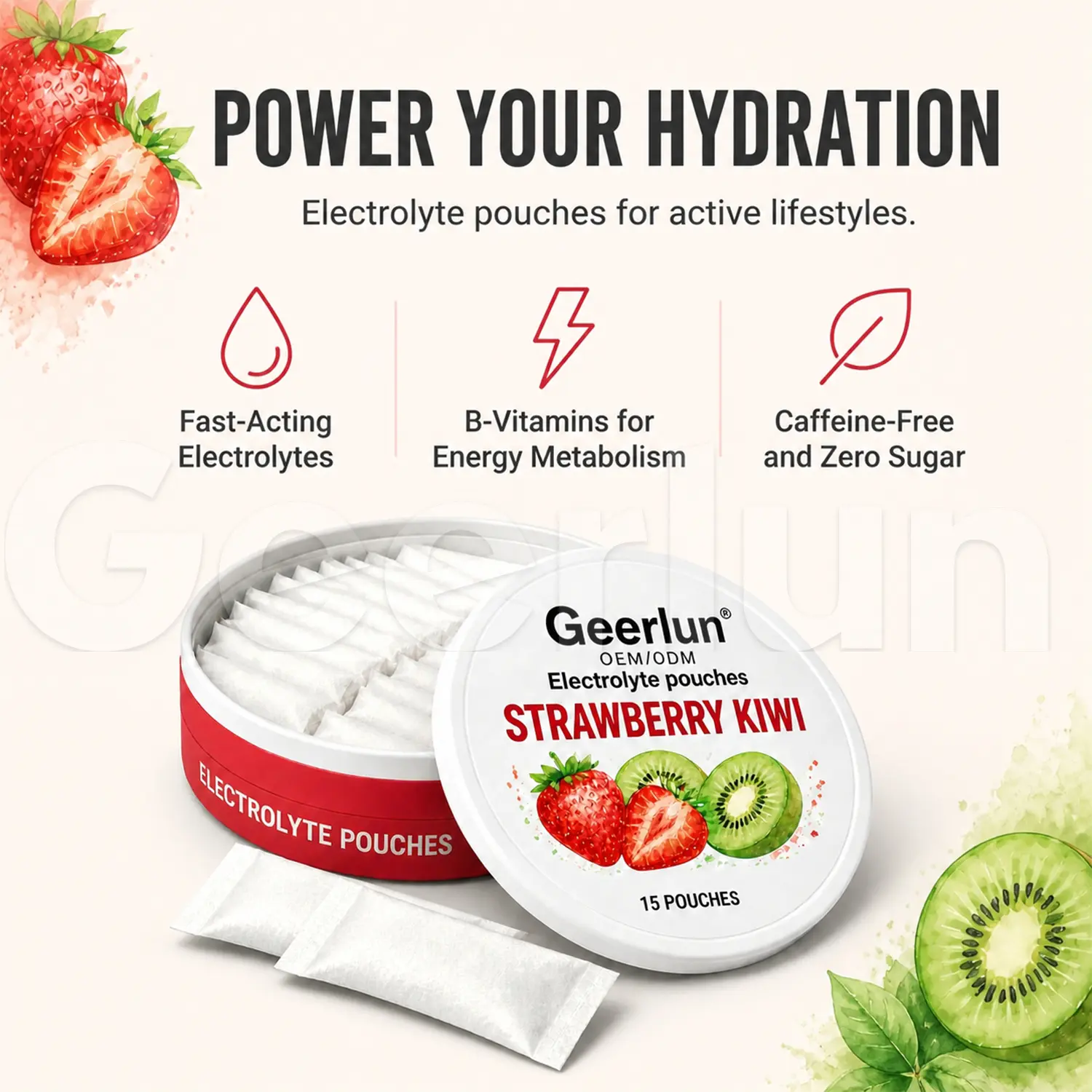 caffeine electrolyte oral pouches