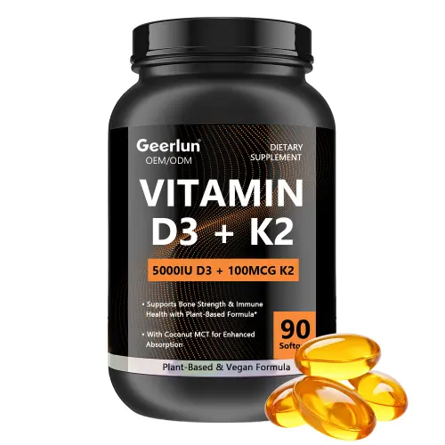 Wholesale Bone Density Calcium Vitamin D3 K2 Softgels