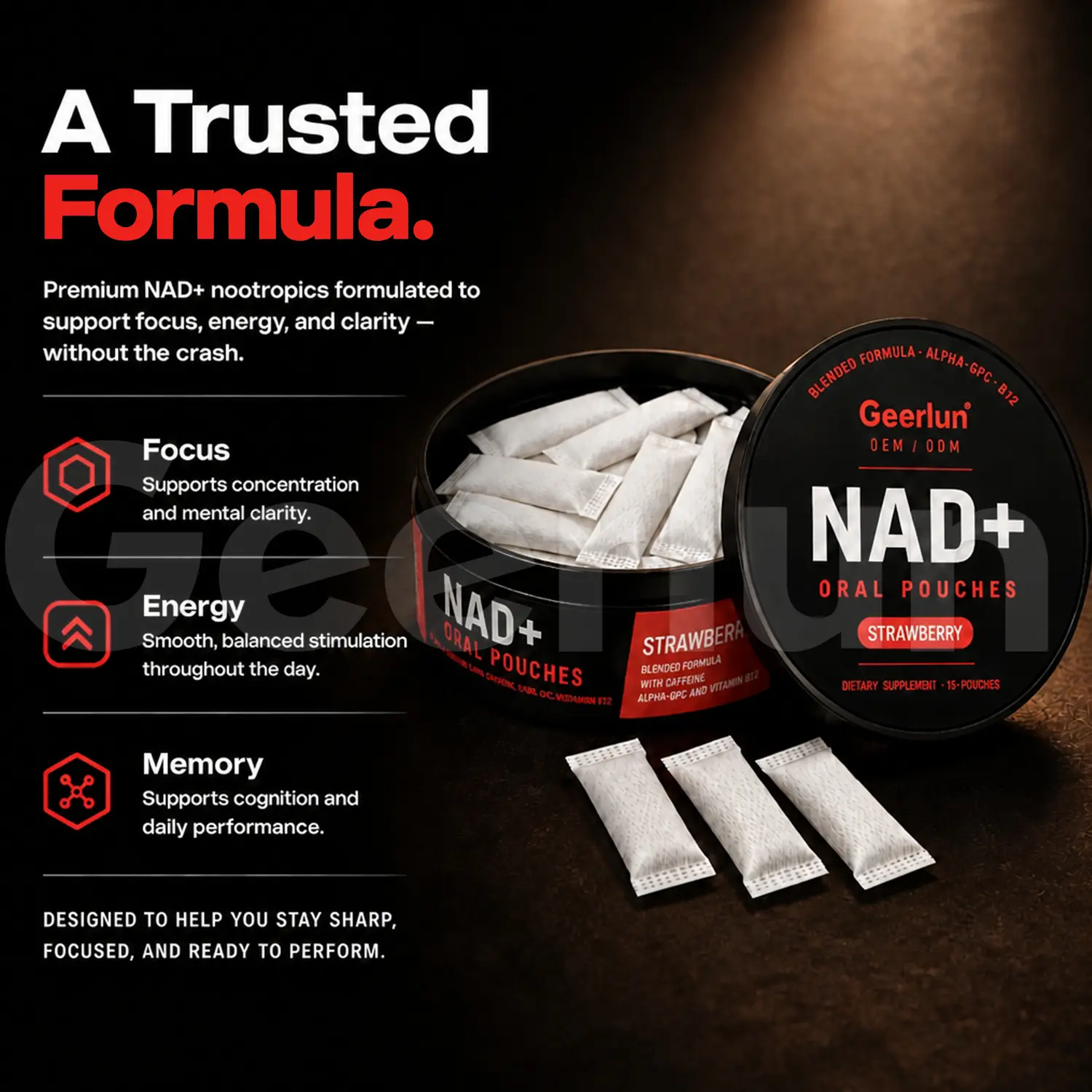 nad+ oral pouches support vitality