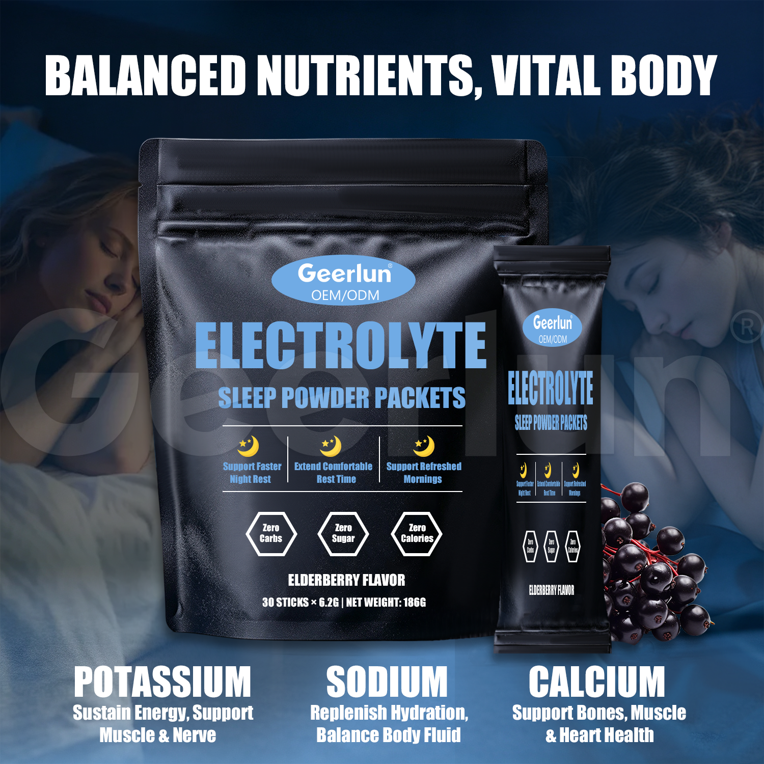 Custom ODM Night Rest Electrolyte