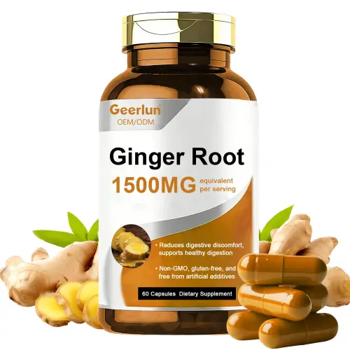 Factory Wholesale Pure Ginger Root Capsules