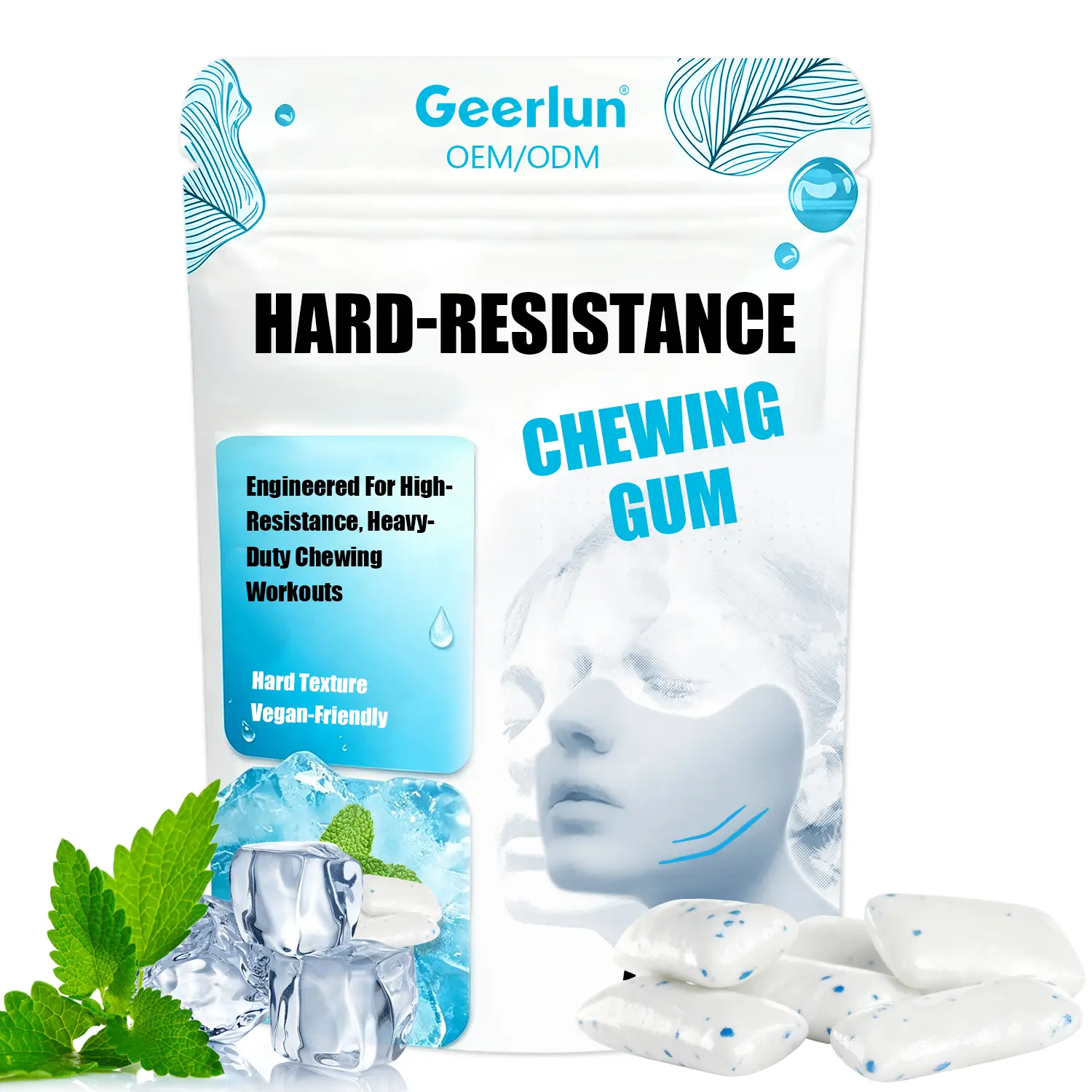 OEM 15X Ultra Hard Gum for jawline
