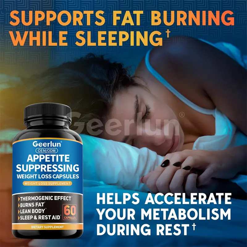 Night time fat burner supplements weight loss capsules (2)