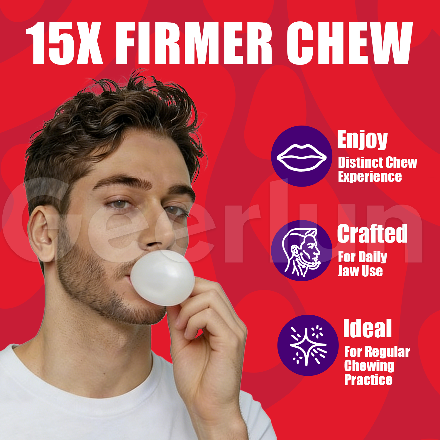 Custom Label Jaw Chew Gum