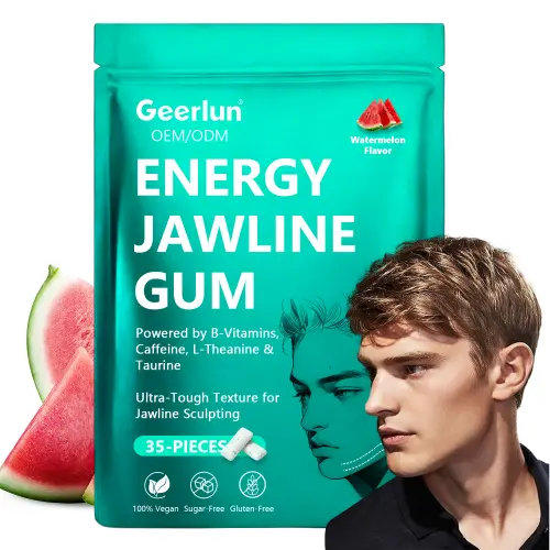 Sugar Free Caffeine Jawline Ultra Tough Chewing Gum