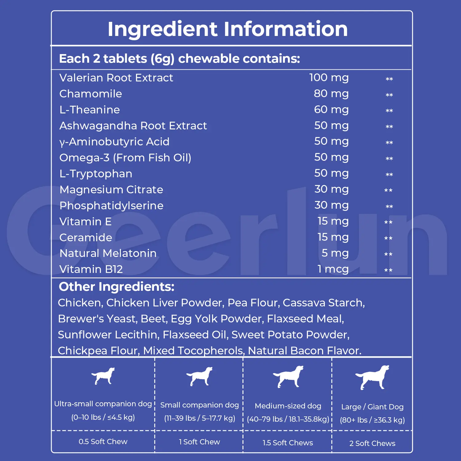 Wholesale Night Anxiety Chews for  Dog