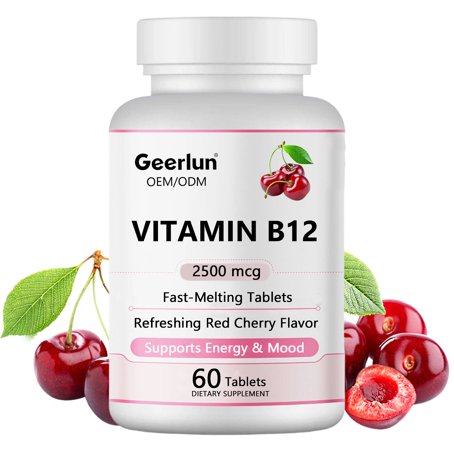 Natural Cherry Flavor Vitamin B12 Tablets.png