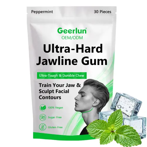 Geerlun OEM ODM Ultra-Hard Jawline Training Gum