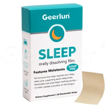 Geerlun Vegan Melatonin Sleep Strips