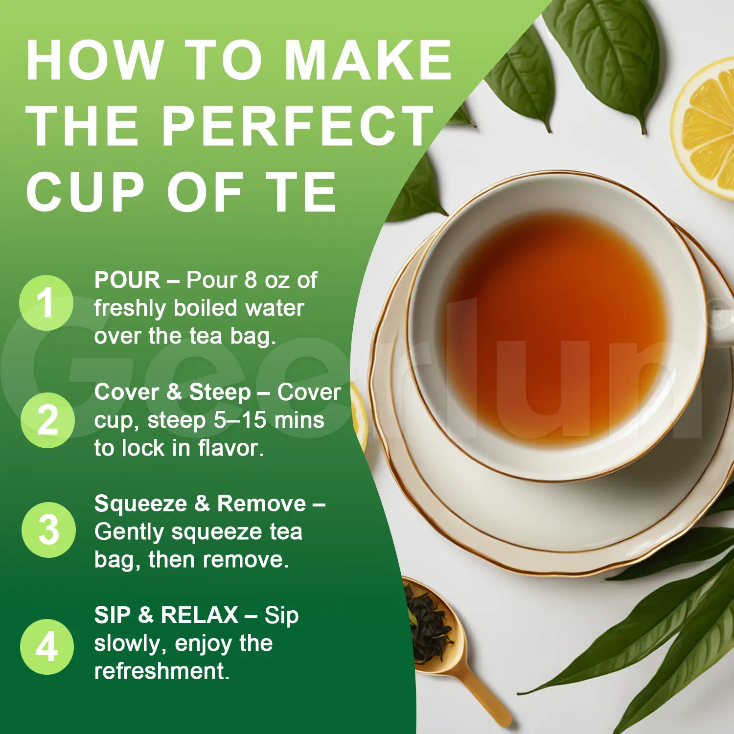 customize zero sugar slimming detox tea