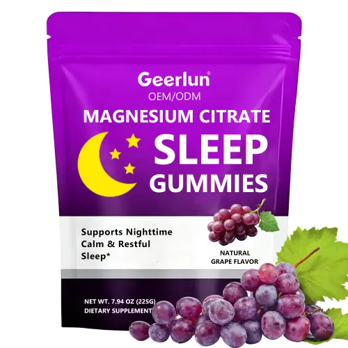 Private Label Nighttime Sleep Calm Magnesium Citrate Gummies