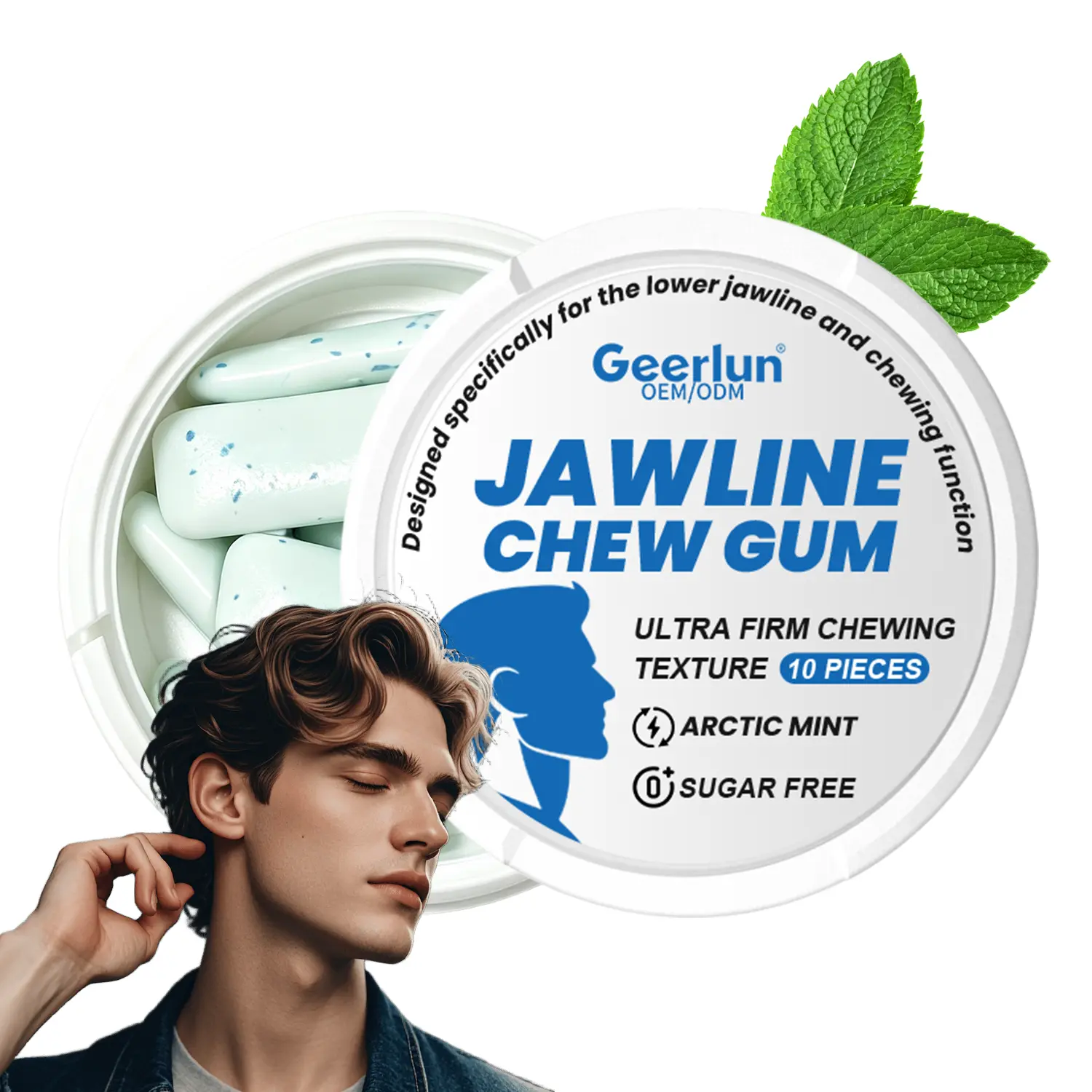 wholesale jawline fitness gum bulk