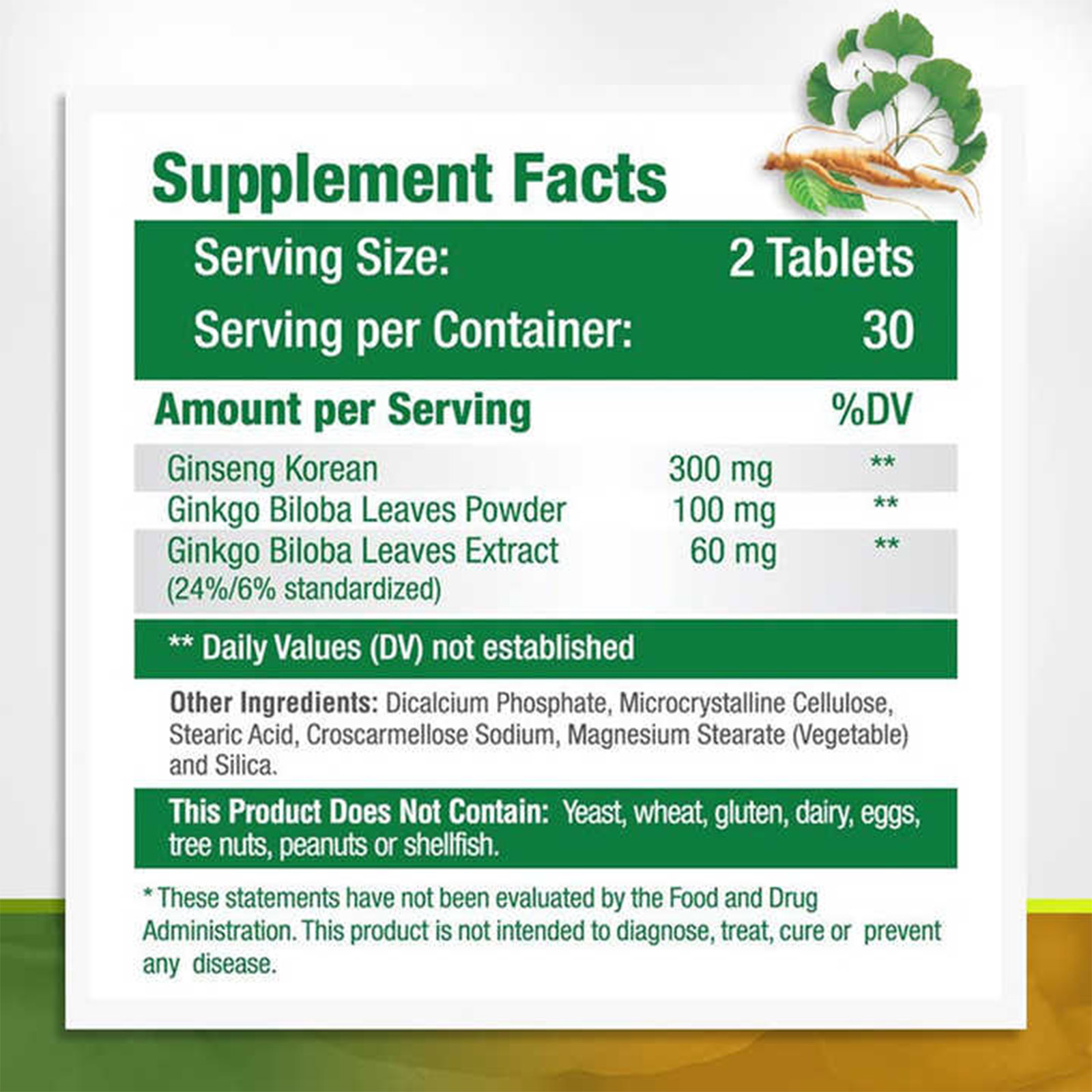100% Natural Panax Ginseng Capsules (6)