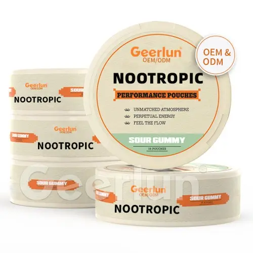 Nootropic Caffeine Energy Pouches