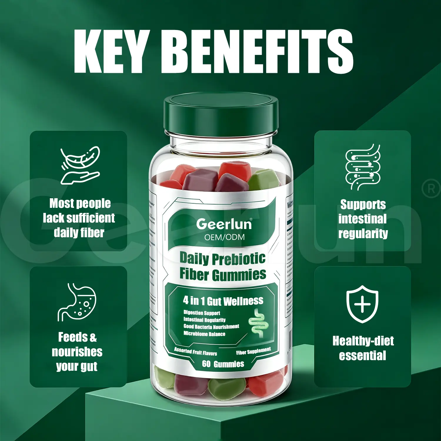 Bulk 4‑in‑1 Gut Gummies