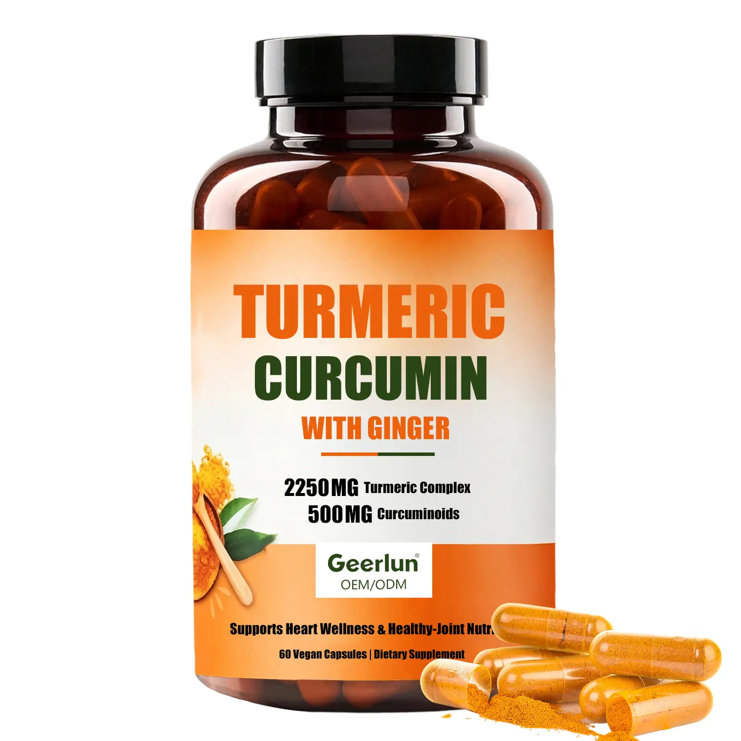 OEM Turmeric Curcumin Capsules