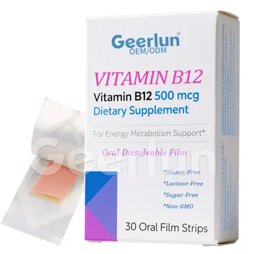 Wholesale Vitamin B12 Oral Dissolvable Film Strips