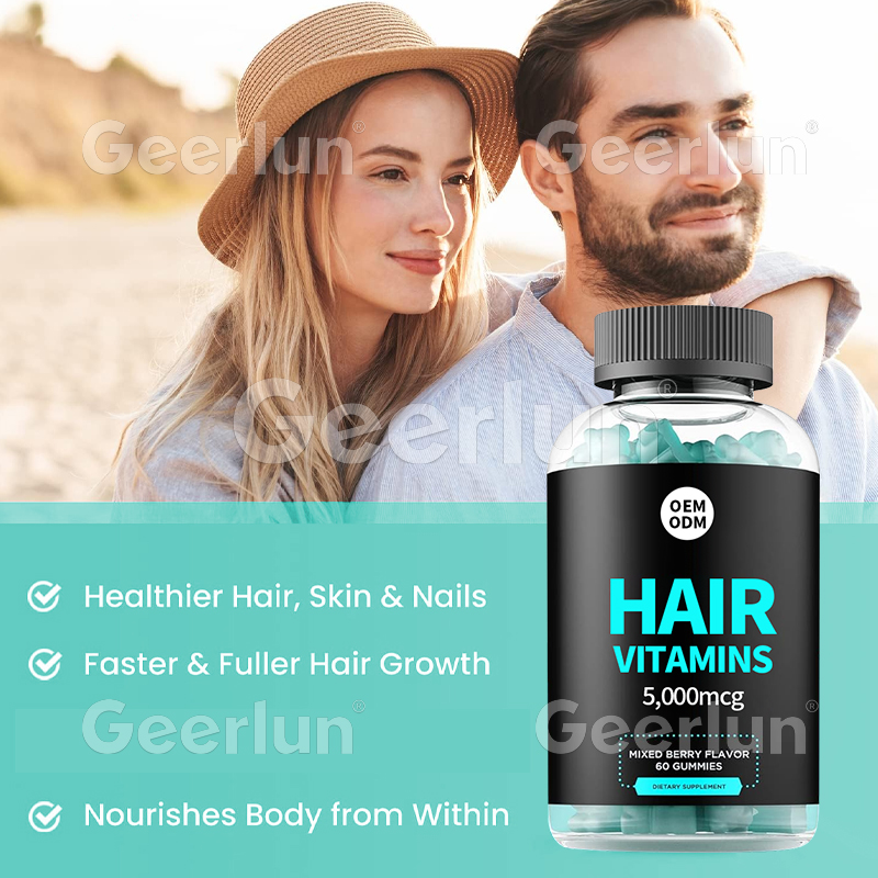 biotin gummies for healthy skin nail hair vitamins supplements (4)