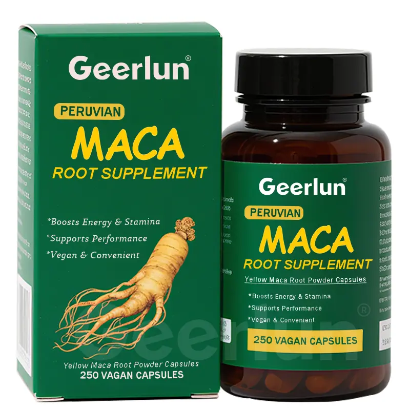 Geerlun Launches Premium Peruvian Maca Root Capsules – A Natural Energy & Stamina Booster