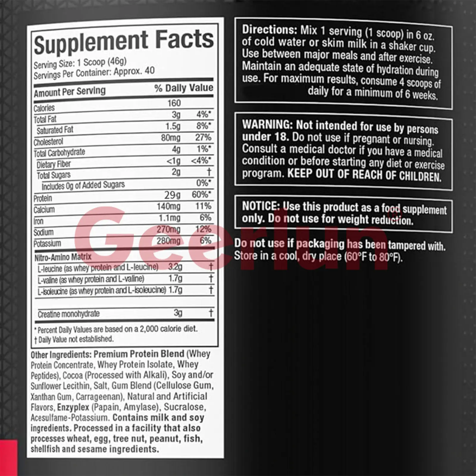 Whey Protein Powder Mass Gainer Supplements (2)