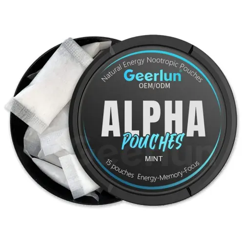 Alpha Caffeine Nootropic Energy Pouches
