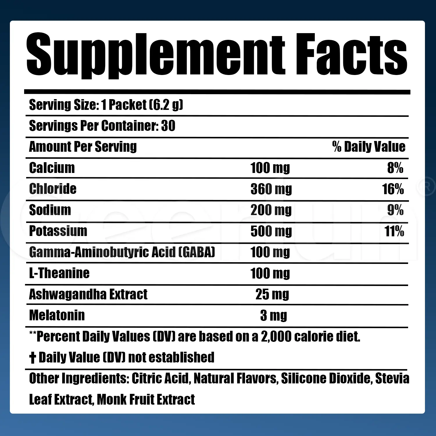 Bulk OEM Sleep Electrolyte Packets