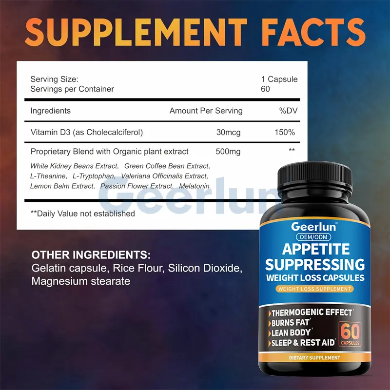 Night time fat burner supplements weight loss capsules (3)