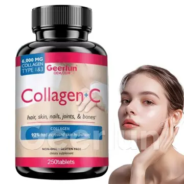 Collagen tablets for skin hair and nails