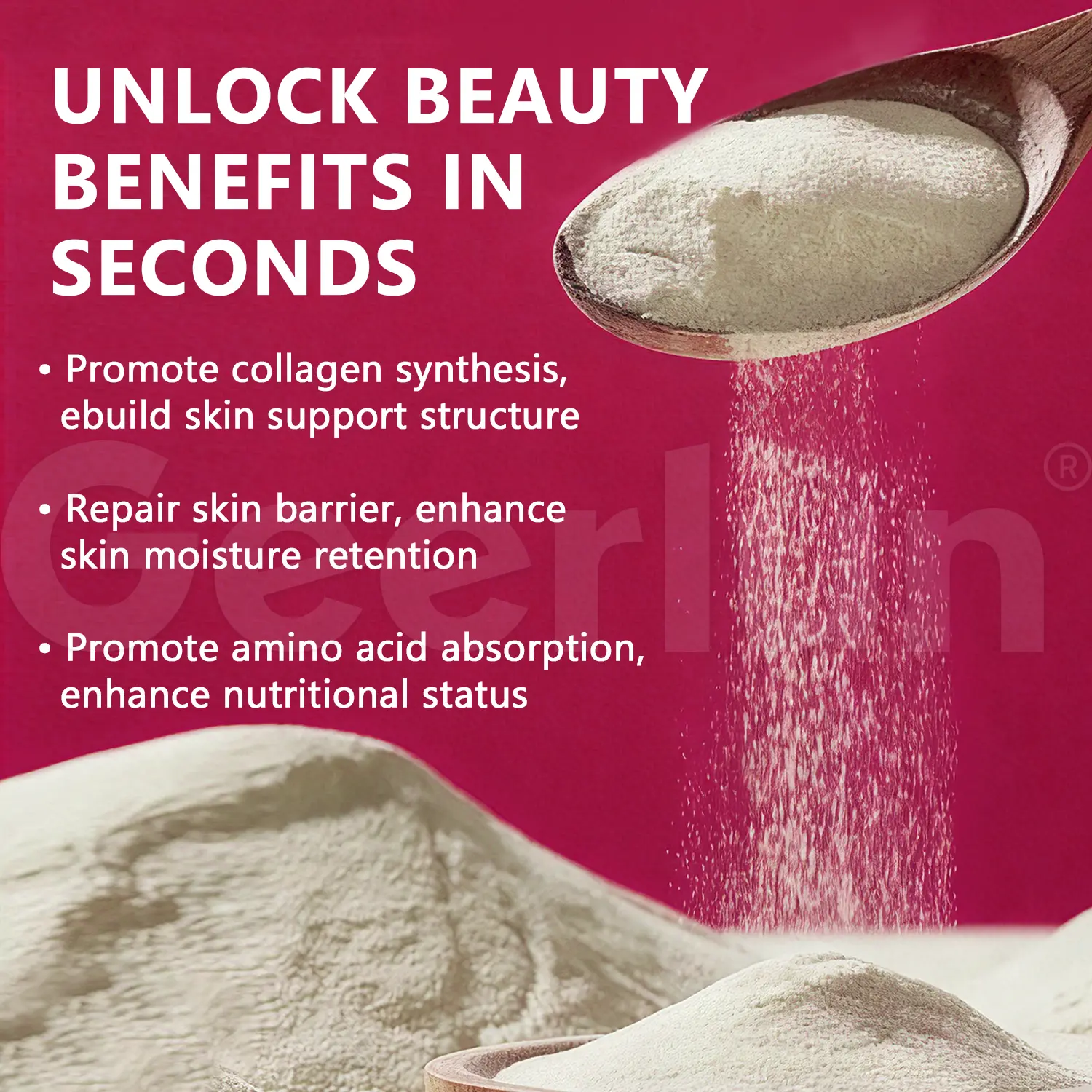 Custom collagen synthesis supplement