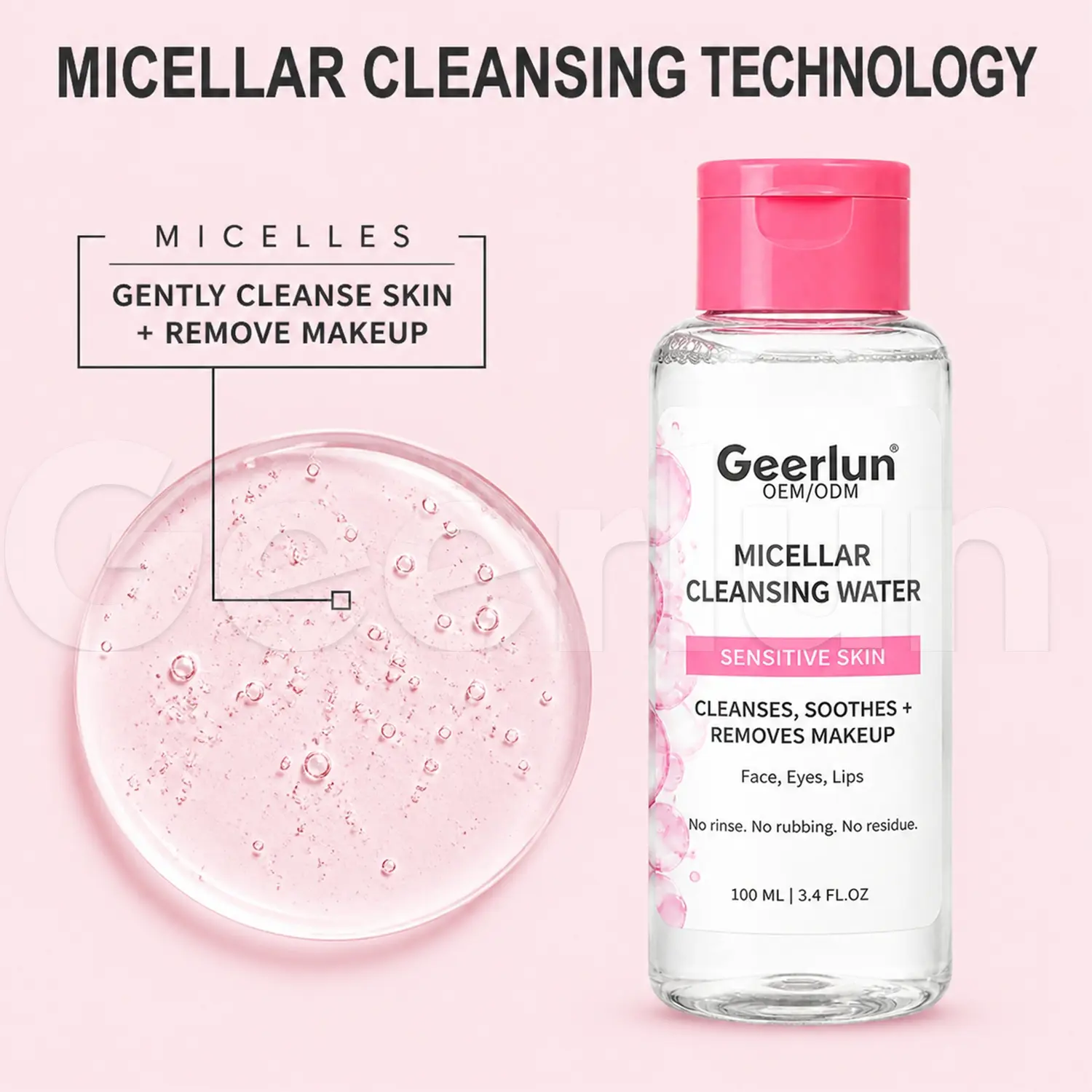 factory supply makeup remover