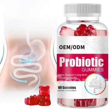 Probiotics gummies improve digestive