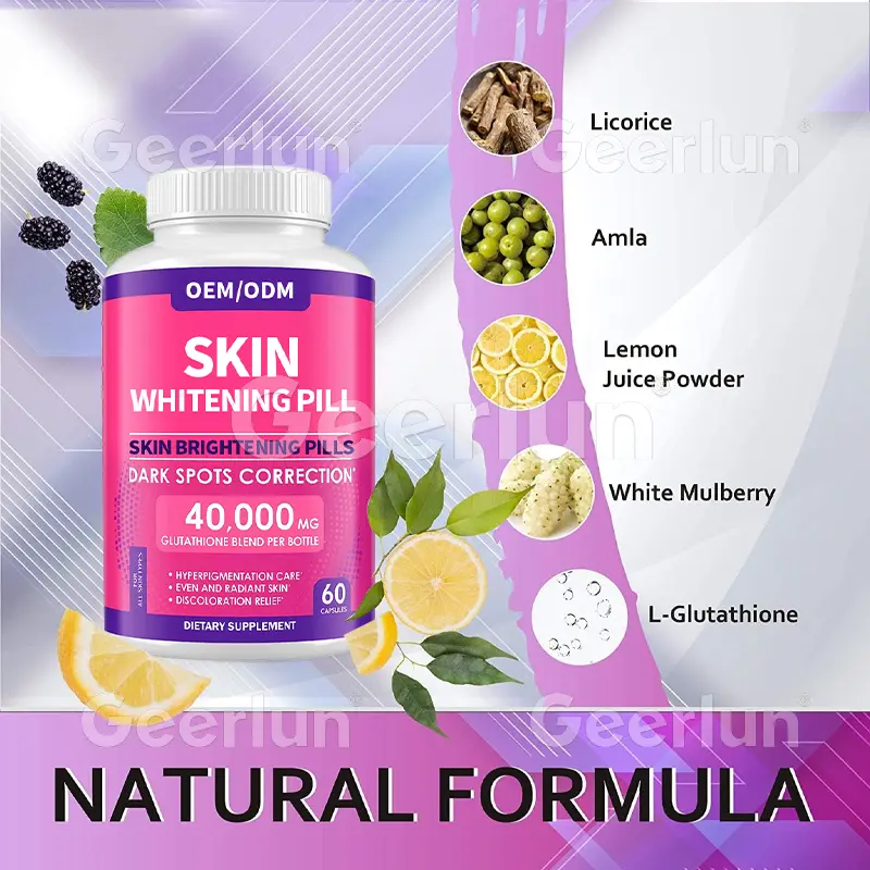 OEM Collagen Complex Vitamin C Tablets For Skin Whitening (3)