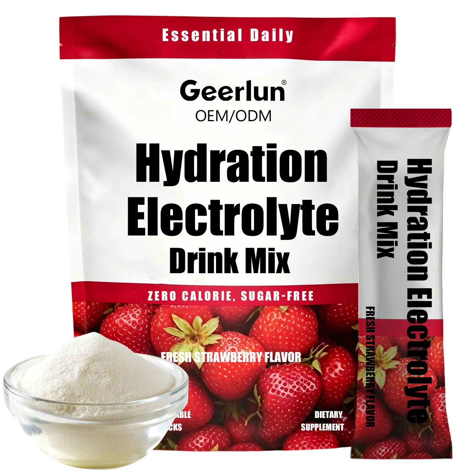 Can Zero-Calorie Strawberry Electrolyte Drink Mix Boost Daily Hydration?