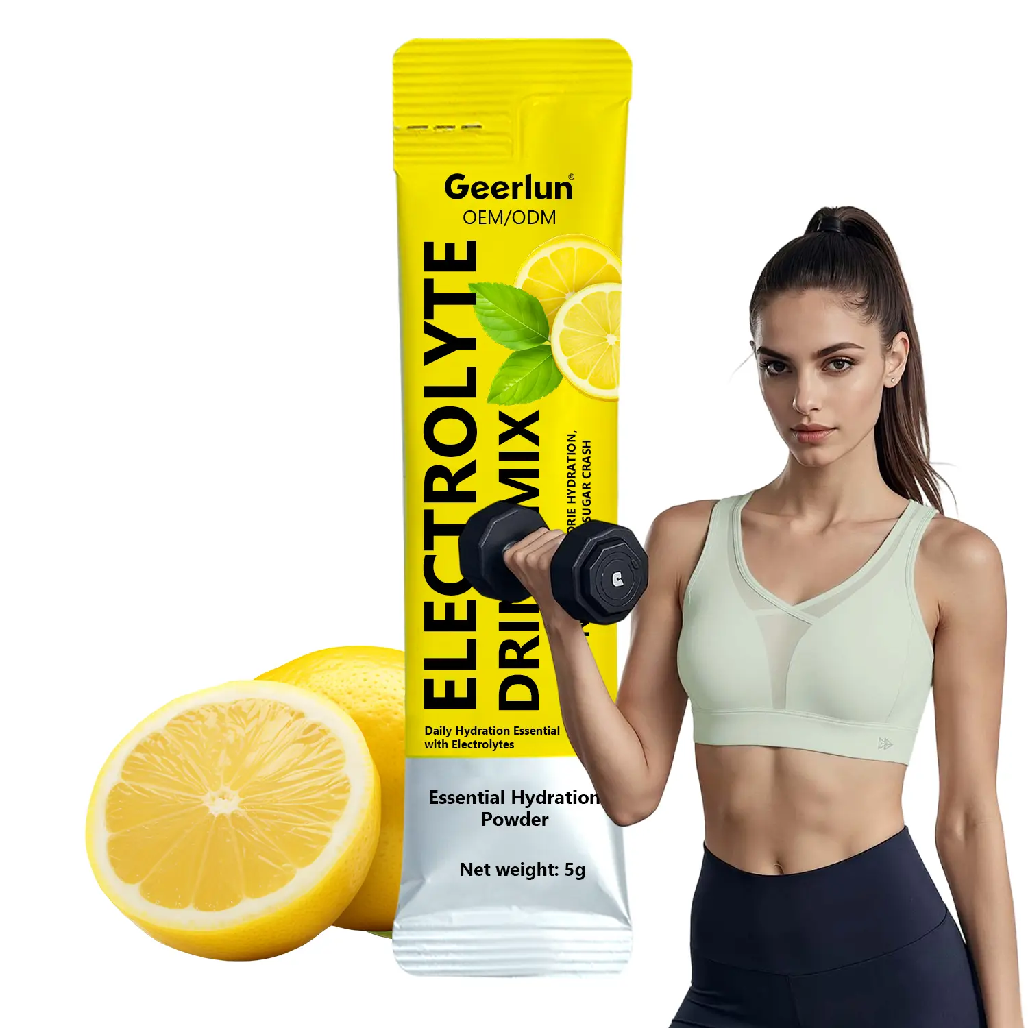 Private label zero‑sugar electrolyte
