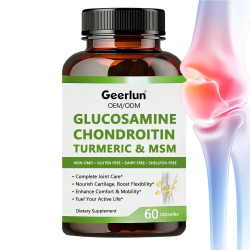 Factory Supply Glucosamine Chondroitin Turmeric MSM Capsules