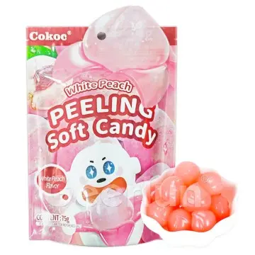 White Peach Peeling Soft Candy