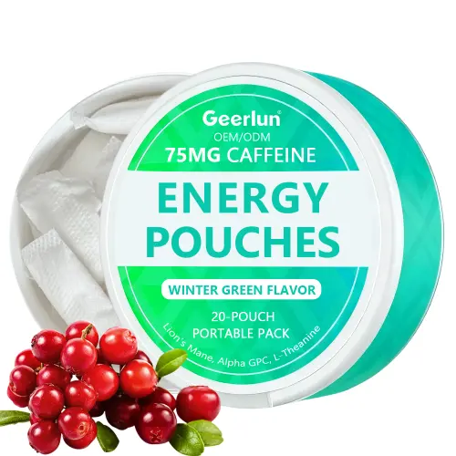 OEM ODM Custom Caffeine Energy Focus  Pouches