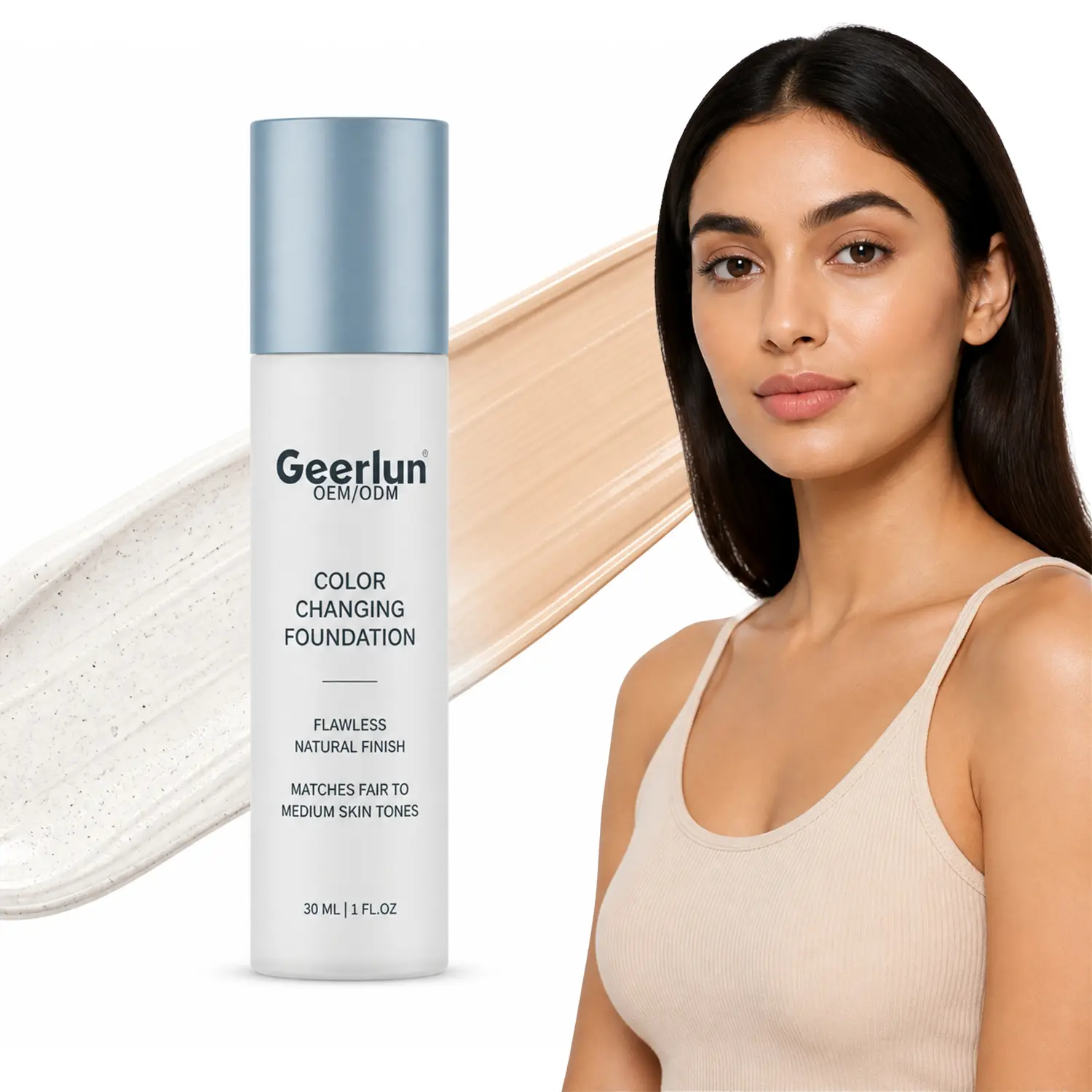 Factory Supply Color Changing Foundation