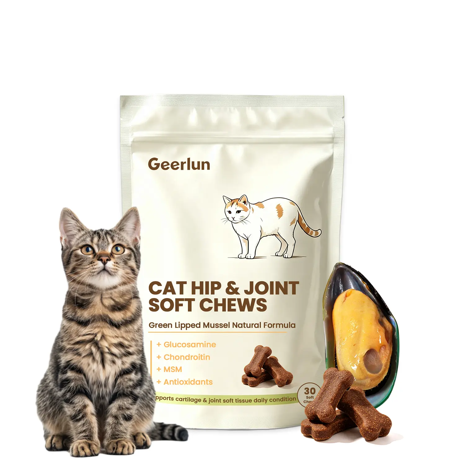 Can GreenLipped Mussel Cat Hip & Joint Soft Chews Improve Feline Mobility?