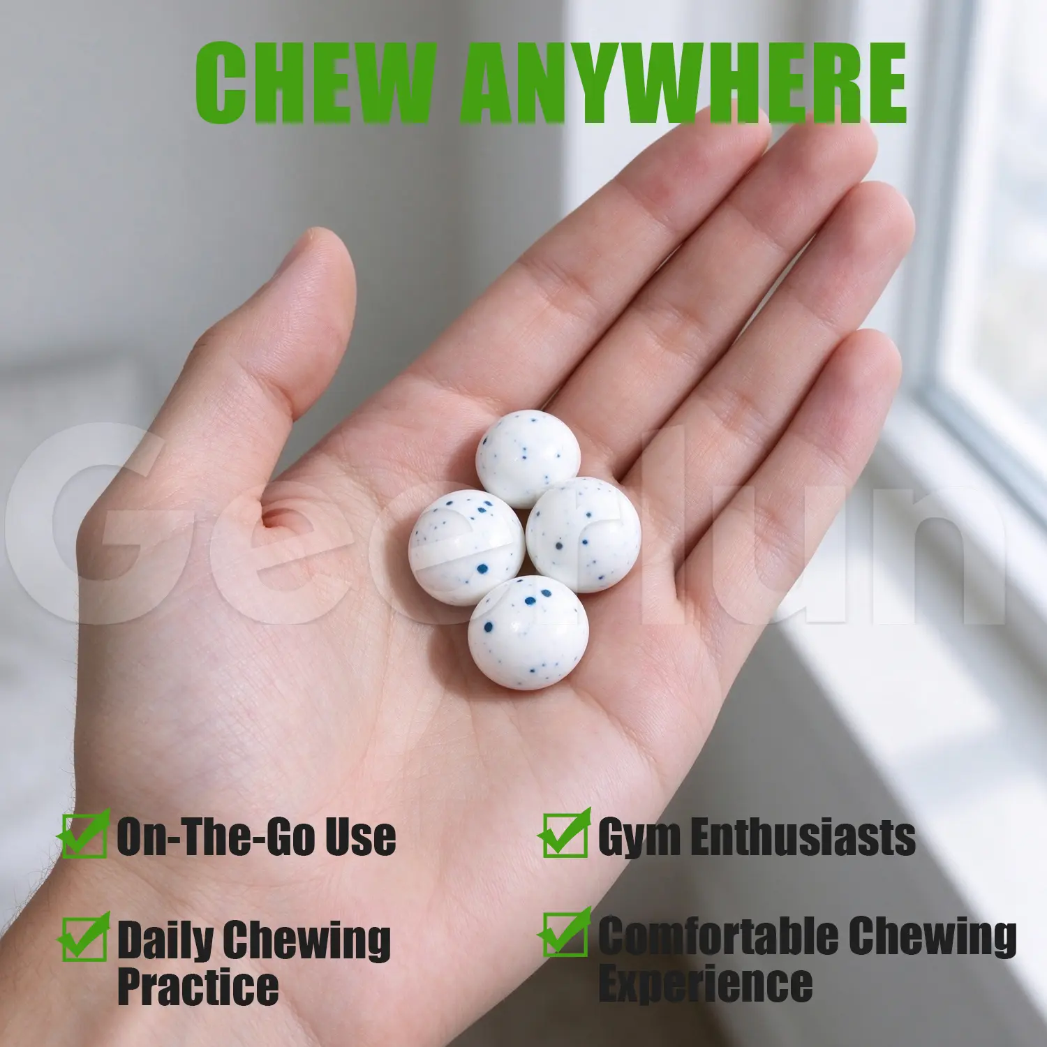 Custom Jawline Exercise Gum