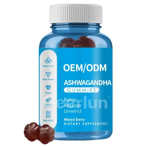 Halal Ashwagandha Gummies Melatonin Supplements