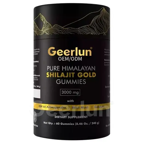Custom Private Label Gold Shilajit gummies