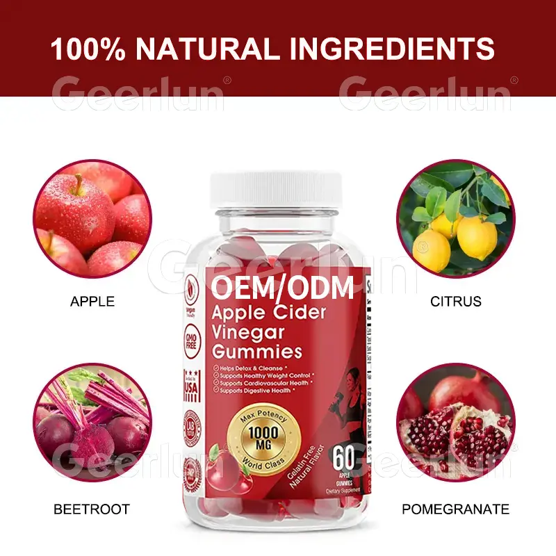 Organic Apple Cider Vinegar Gummies support slimming (5)