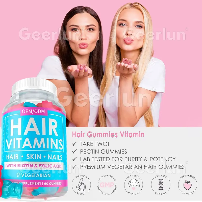 Hair Vitamins Gummies with Biotin 5000 mcg, Mulivitamin gummy (6)