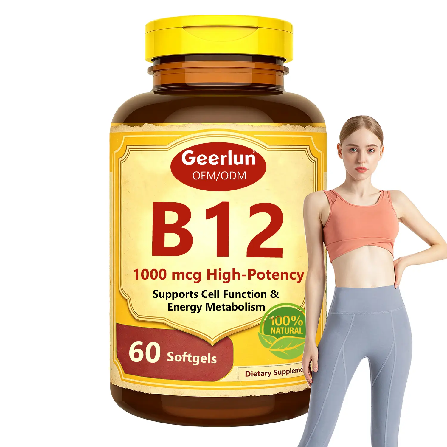 OEM Vitamin B12 Soft Capsules