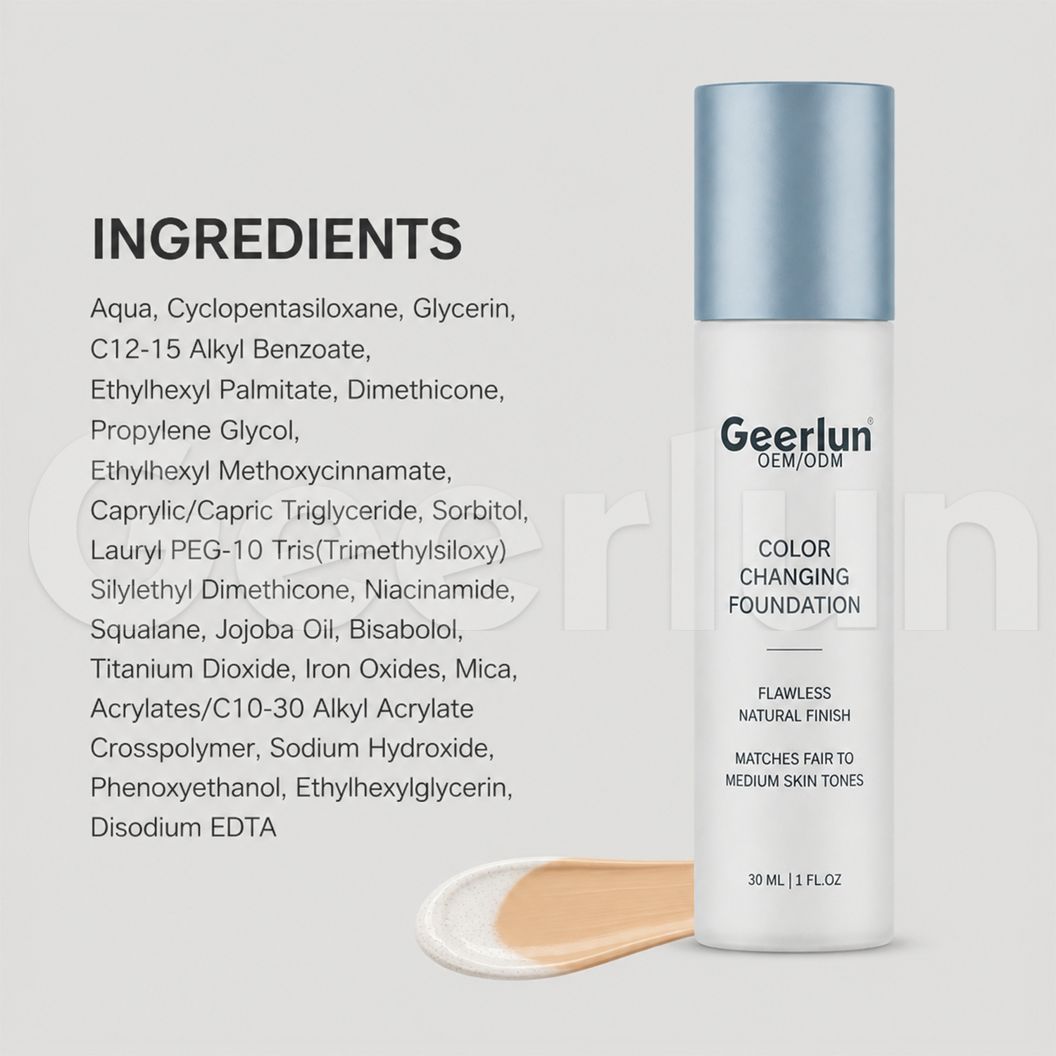 private label skin tone foundation