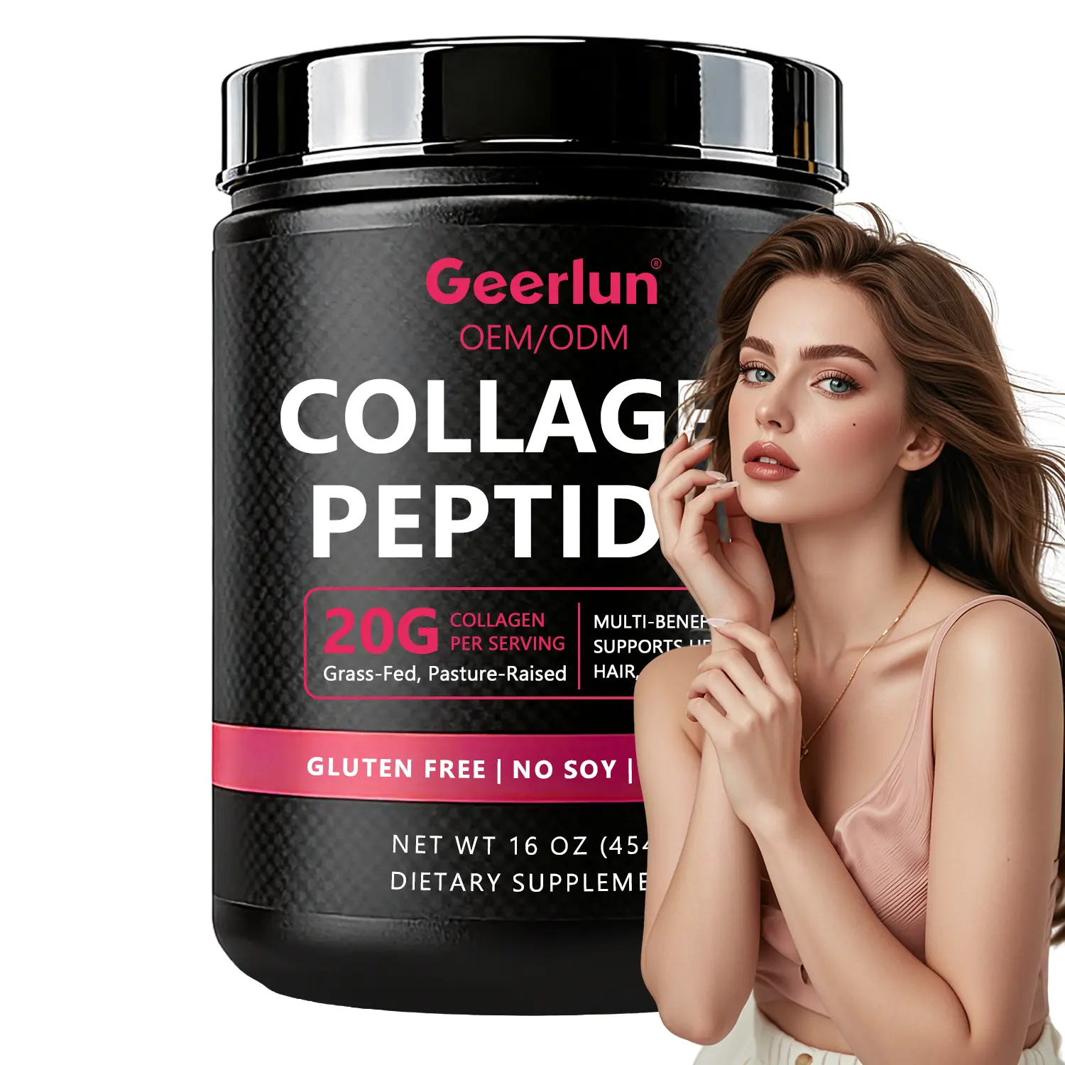 collagen peptide protein powder supplement
